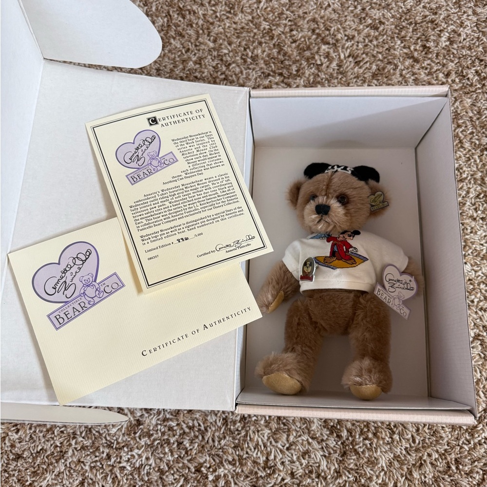 ANNETTE FUNICELLO BEARS CO. - Wednesday MOUSEKEBEAR 886/3000